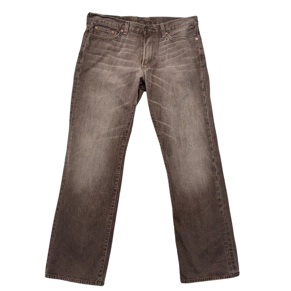 Vintage Lucky Brand Gene Montesano Jeans Mens 34 Brown Vintage Straight USA Made
